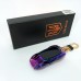 Електрична запальничка-брелок Україна з USB-зарядкою та підсвічуванням HL-468, з гравіюванням. Колір: хамелеон