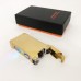 Дугова електроімпульсна запальничка із USB-зарядкою ліхтариком LIGHTER HL-437, Юсб запальничка. Колір: золотий