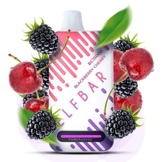 Elf Bar BC15000 5% 15000 тяг. Ожина Вишня (Blackberry Cherry)