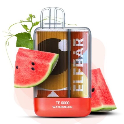 Elf Bar TE6000 5%. Кавун (Watermelon Ice)