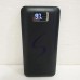 Мобільна зарядка портативна Power Bank 30000 mAh UKC, Зовнішній акумулятор, Зарядка power bank. Колір: чорний