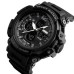 Годинник наручний чоловічий SKMEI 1343BK BLACK, годинник тактичний протиударний. Колір: чорний