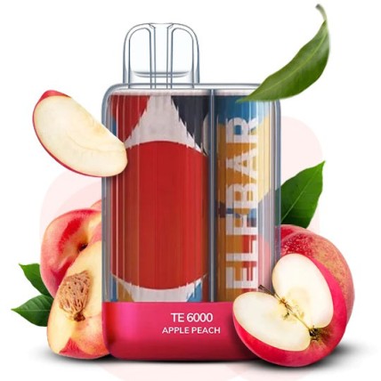 Elf Bar TE6000 5%. Яблуко Персик (Apple Peach)