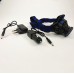 Ліхтар налобний W001-XPE, ЗУ 220V/12V, вбудований акумулятор, Потужний акумуляторний ліхтарик налобний