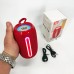 Портативна Bluetooth-колонка TG653 USB з ремінцем, потужна переносна акустична колонка. Колір: червоний