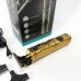 Машинка для стрижки волосся і бороди VGR V-097, Машинка для підстригання Окантувальна машинка. Колір: золотий